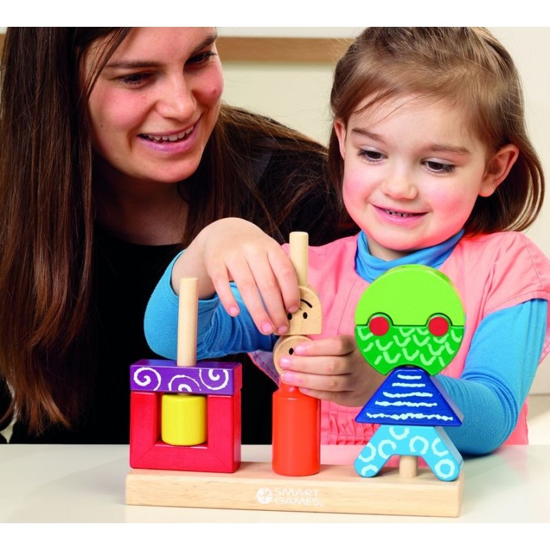 SmartGames - Jour Et Nuit - Jeu De Réflexion En Bois - Reproduis Les Images Pas A Pas 48 Defis De Niveaux Differents 1 Joueur Pour Enfants A Partir De 3 Ans SmartGames - Jour Et Nuit - Jeu De Réflexion En Bois - Reproduis Les Images Pas A Pas 48 Defis De Niveaux Differents 1 Joueur Pour Enfants A Partir De 3 Ans