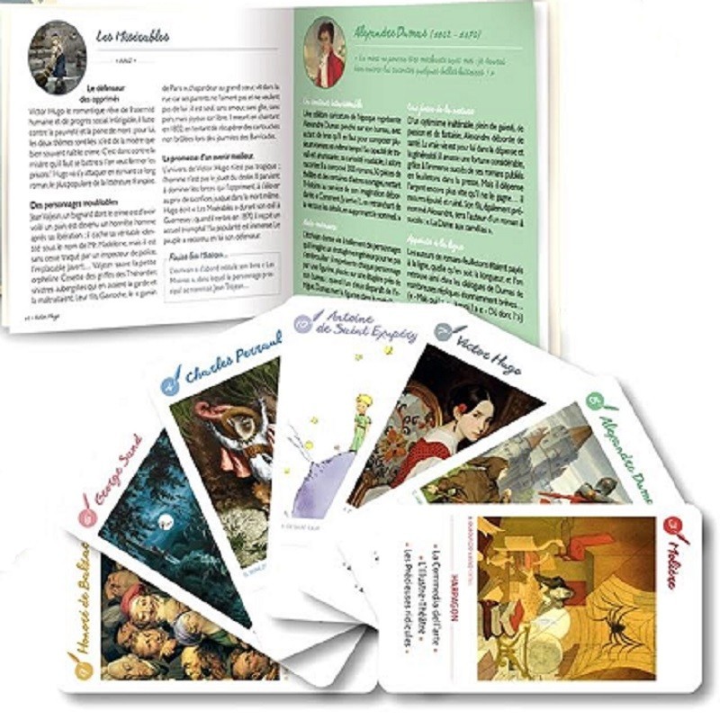 ancien jeu cartes familles les grands hommes de ance