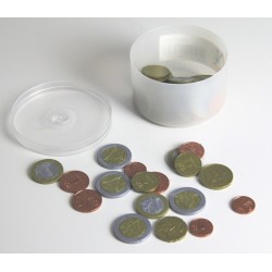 Ensemble de pièces de monnaie (euros) factices
