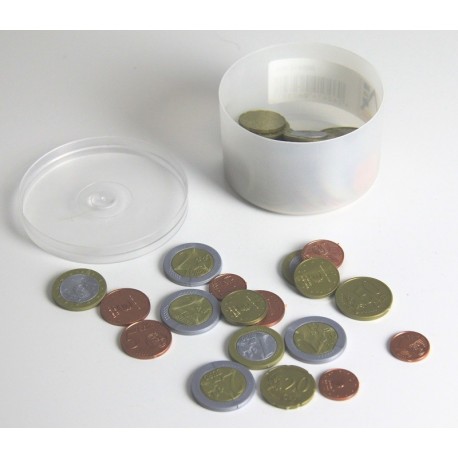Boîte Porte-Monnaie En Plastique Pour Pièces Euros - Rangement Monnaie Pratique - SU-CAMBIO