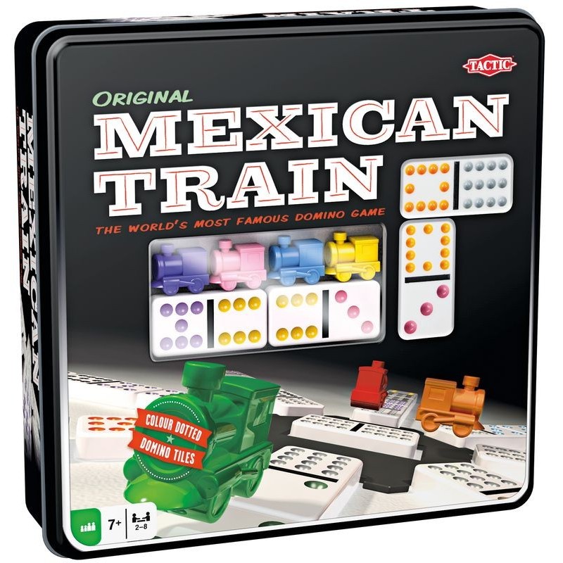 Mexican train, jeu de société familial, Jeu de dominos tactique Tactic