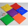 Lot de 6 Geoplans réversibles petit format (Geoboard)