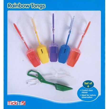 Pinces arc-en-ciel - lot de 6 Pinces arc-en-ciel - lot de 6