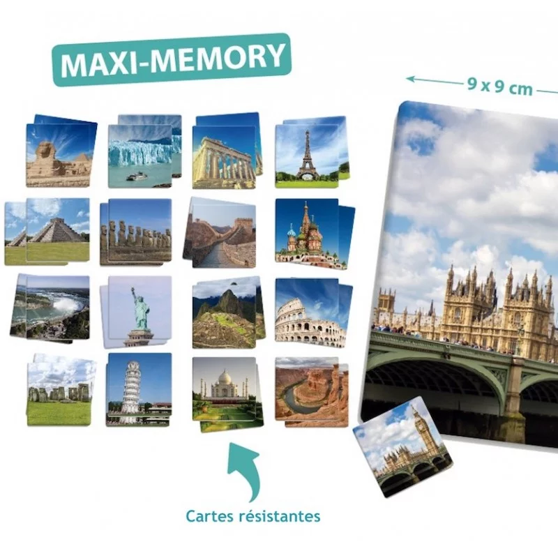 Maxi-memory des merveilles du monde
