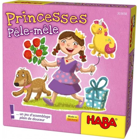 Princesses Pele Mele Petit Jeu De Parcours Haba Pour Reconstituer Des Princesses