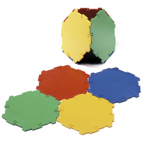 Set 20 hexagones Polydron Set 20 hexagones Polydron