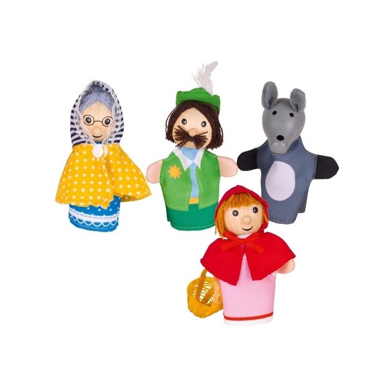 Mon th/é/âtre et mes 4 marionnettes Le petit chaperon rouge