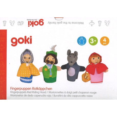 Mon th/é/âtre et mes 4 marionnettes Le petit chaperon rouge