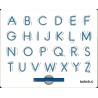 Planche magnétiques lettres majuscules