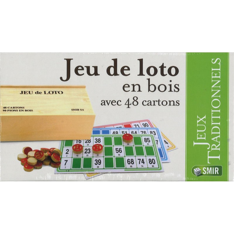 Jeu De Loto Jeu De Loto Traditionnel Dans Un Coffret En Bois