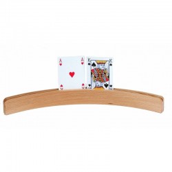Porte-cartes en bois 35 cm