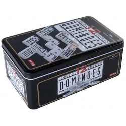 Dominos 1 à 12 dans une boîte en fer