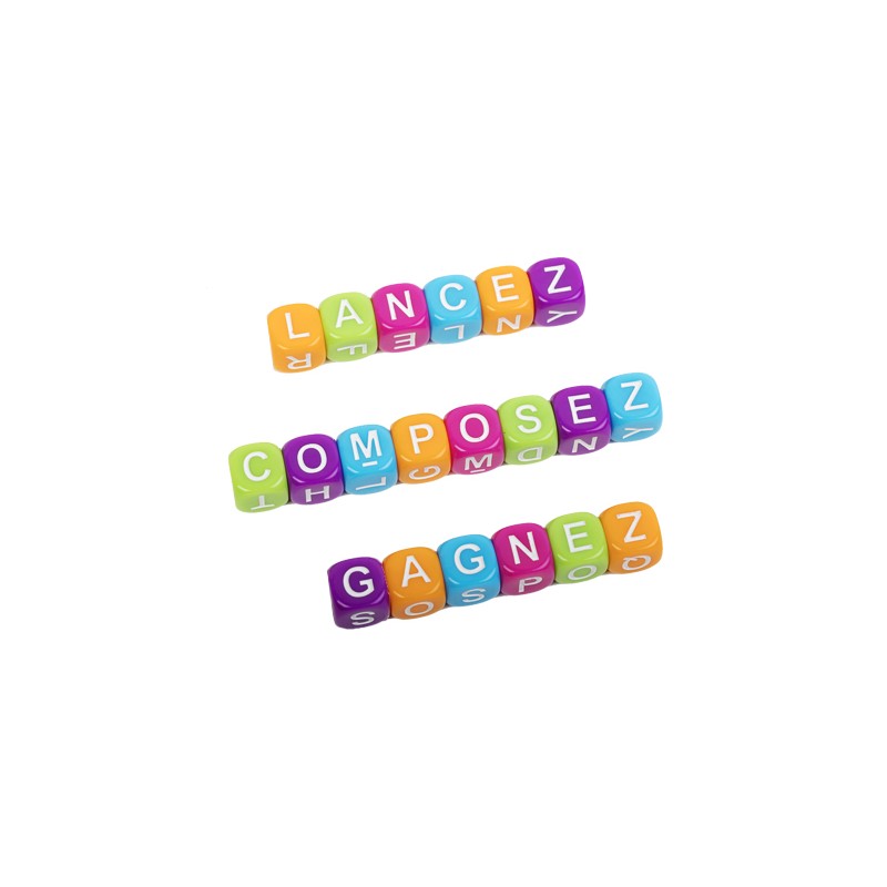 DVSWDMA – Jeu De Lettres à Réflexion Rapide – Jeu De Société Familial Avec Roue, 36 Cartes, Pour Tous âges, Stimulation Vocabulaire