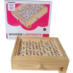 Labyrinthe à bille en bois