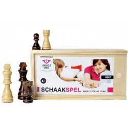 Pièces d'échecs en bois