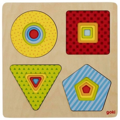 Puzzle à couches, formes Puzzle à couches, formes