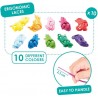 Lot de 10 lacets ergonomiques