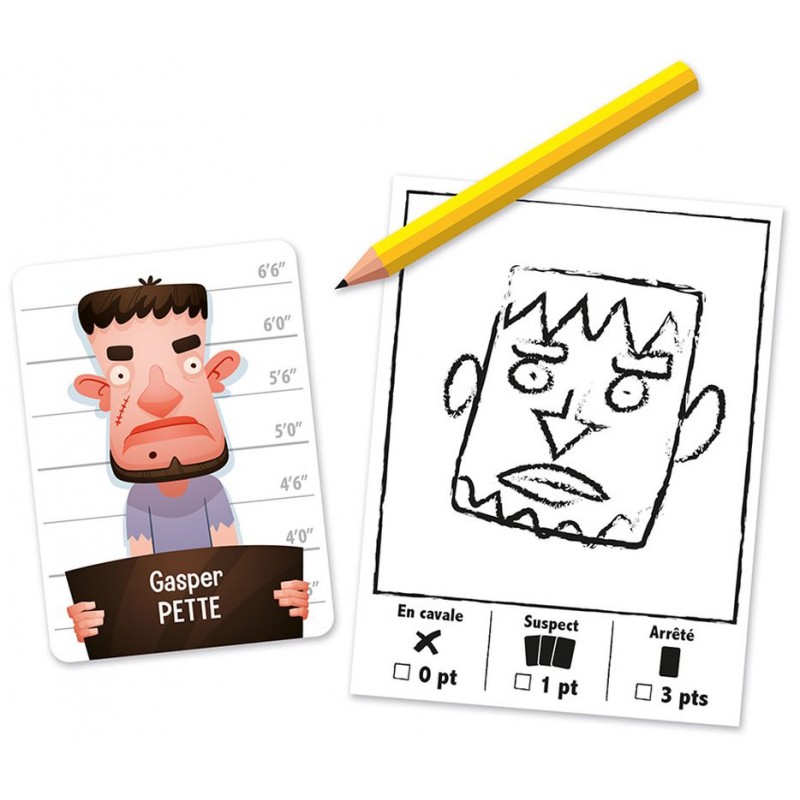 Portrait Robot Jeu De Cooperation De Dessin Et D Enquete Cocktail Games