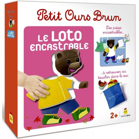 Petit Ours Brun - Loto encastrable Petit Ours Brun - Loto encastrable