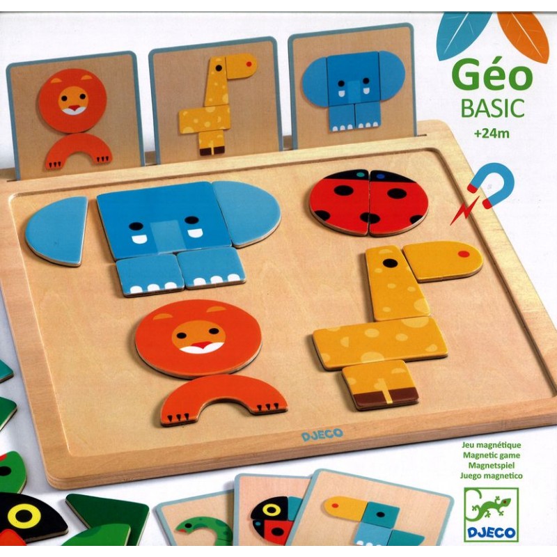 Geobasic Jeu Magnetique Pour Inventer Ou Reproduire Des Animaux Djeco