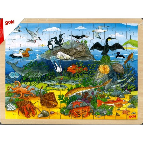 Puzzle Sur et sous l'eau Puzzle Sur et sous l'eau