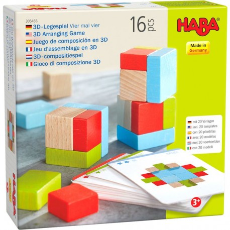 Jeu d'assemblage en 3D Quatre fois quatre Jeu d'assemblage en 3D Quatre fois quatre