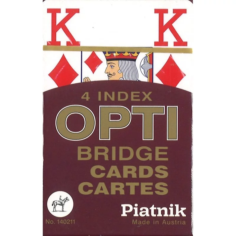Jeu de bridge (55 cartes) - Piatnik - Jeu de bridge classique de