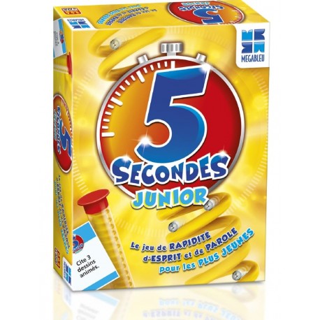 5 Secondes Junior Est Un Jeu De Connaissances Et De Rapidite Des 6 Ans