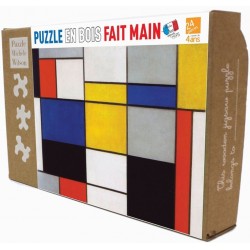 Puzzle Composition 1,2,3 de Mondrian