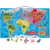 Puzzle monde magnétique