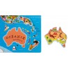 Puzzle monde magnétique