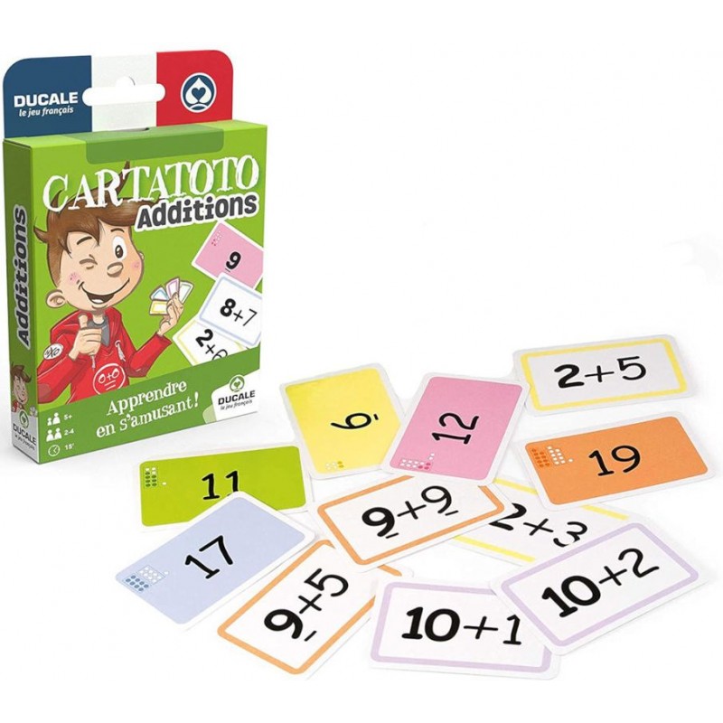Jeu De Cartes Éducatif Cartatoto Conjugaison - Apprendre Les Verbes En S'amusant - Dès 5 Ans