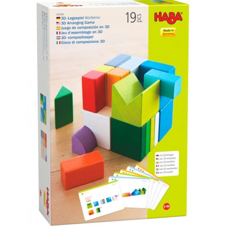 Jeu d'assemblage en 3D Cubes Mix Jeu d'assemblage en 3D Cubes Mix