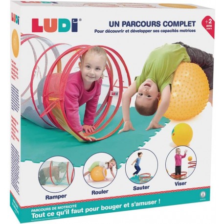 Parcours De Motricite Kit De Motricite Ludi Pour Sauter Ramper Lancer Attraper Et Travailler Son Equilibre