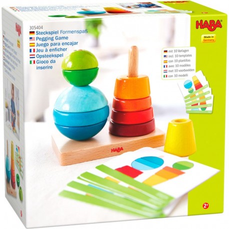 Jeu à enficher Plaisir des formes Jeu à enficher Plaisir des formes