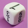 Dé fractions 1,1/2, 1/3, 1/6, 2/3, 5/6