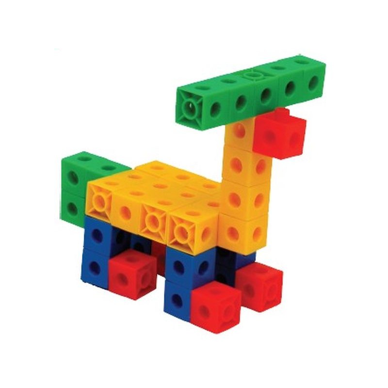 Cubes à connecter - 250 pièces -  250 cubes encastrables ou multicubes, un matériel classique pour les activités mathématiques