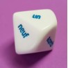 Dé chiffres en lettres de un à dix