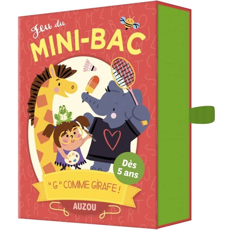 Jeu du Mini-Bac Auzou - Jeu du petit baccalauréat adapté en jeu de cartes  pour les enfants.