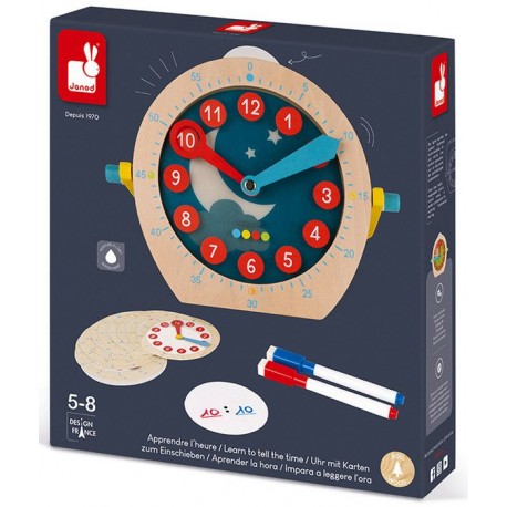 Apprendre L Heure Essentiel Janod Une Vraie Horloge En Bois Pour Reproduire Les Heures Apprendre L Heure Essentiel Janod Une Vraie Horloge En Bois Pour Reproduire Les Heures