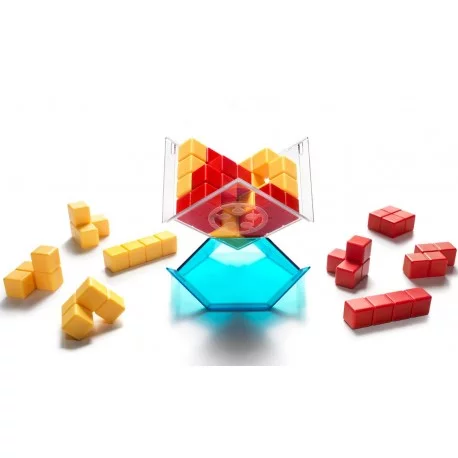 Cube duel - Smart Games - Jeu de logique en 3D pour jouer seul ou en duel.