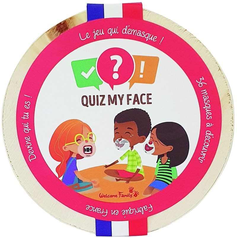 Quiz My Face Jeu De Devinettes Et De Langage Avec Des Masques Tres Amusants Welcome Family