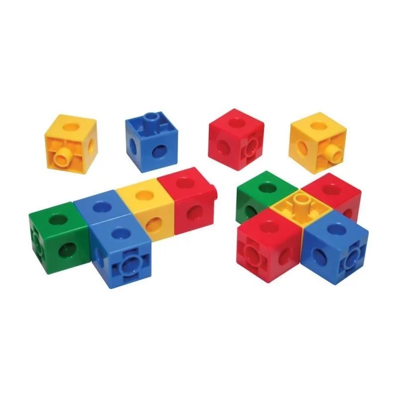 Lot de 680 cubes et prismes à connecter
