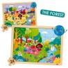 Lot de 4 éco-puzzles: Sauvons la planète
