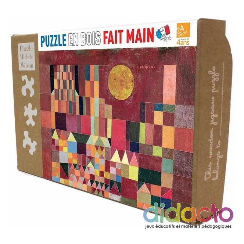 Puzzle Chateau et Soleil de Paul Klee