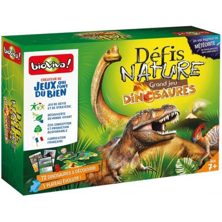 Le grand jeu Défis Nature - Dinosaures Le grand jeu Défis Nature - Dinosaures