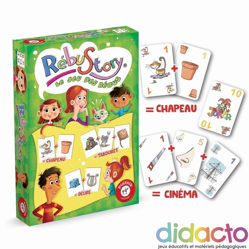 Rebustory Est Un Jeu De Cartes Pour Faire Des Rebus Un Jeu De Langage