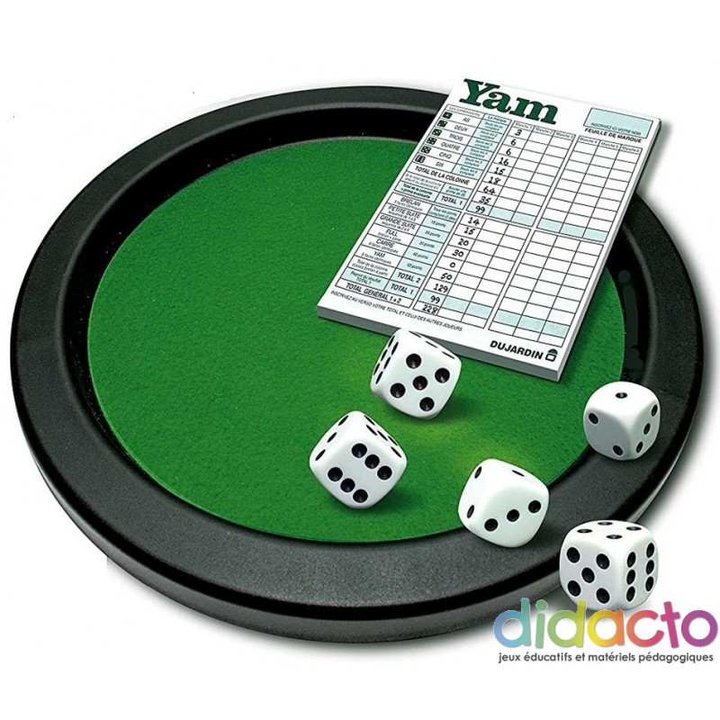 Yam Dujardin Jeu de dés convivial, inventé en 1954 au Canada.