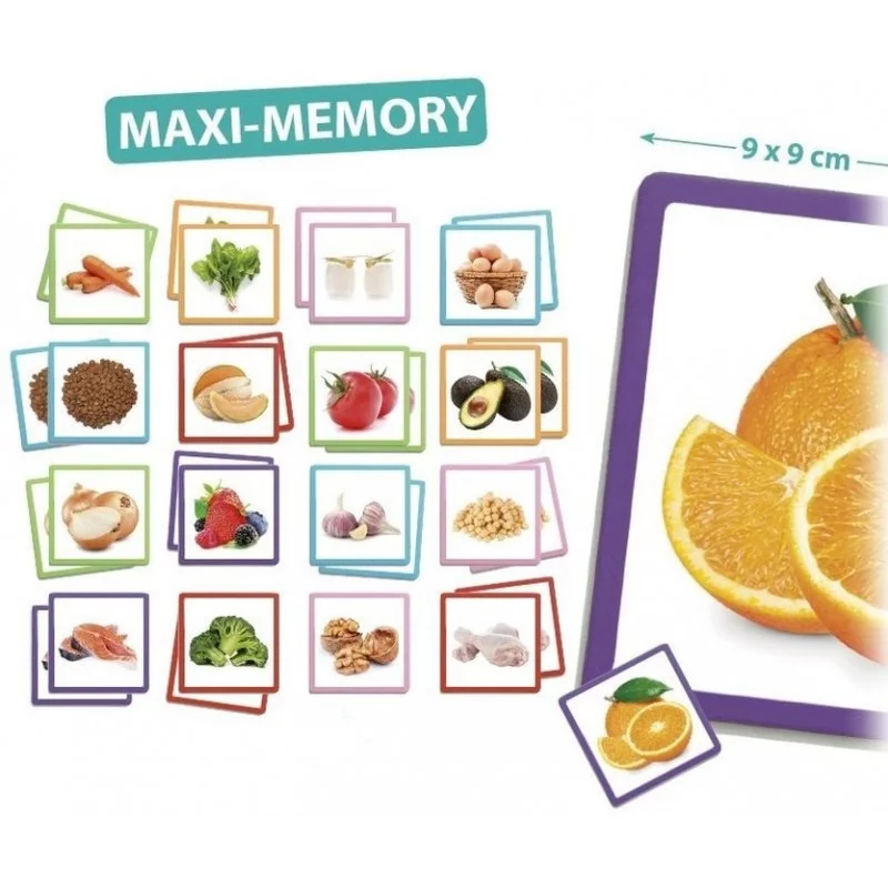 Maxi-memory des aliments sains