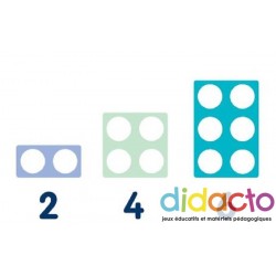 Numicons - Fiche pédagogique chiffres pairs et impairs